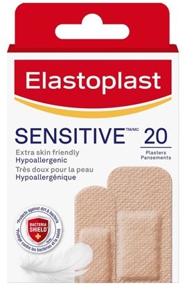 SensitiveTM Bandages Light Skin Tone - 20 strips - 2 sizes